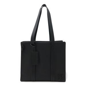 Louis Vuitton LV Aerogram Takeoff Tote Tote Bag Shoulder Bag Leather Noir Black